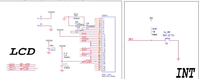 Gambar  6. Konfigurasi  Rangkaian  LCD  dan interupt 