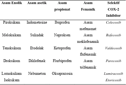Tabel 2.5-1. Klasifikasi AINS 