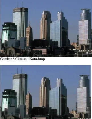 Gambar 5 Citra asli Kota.bmp 