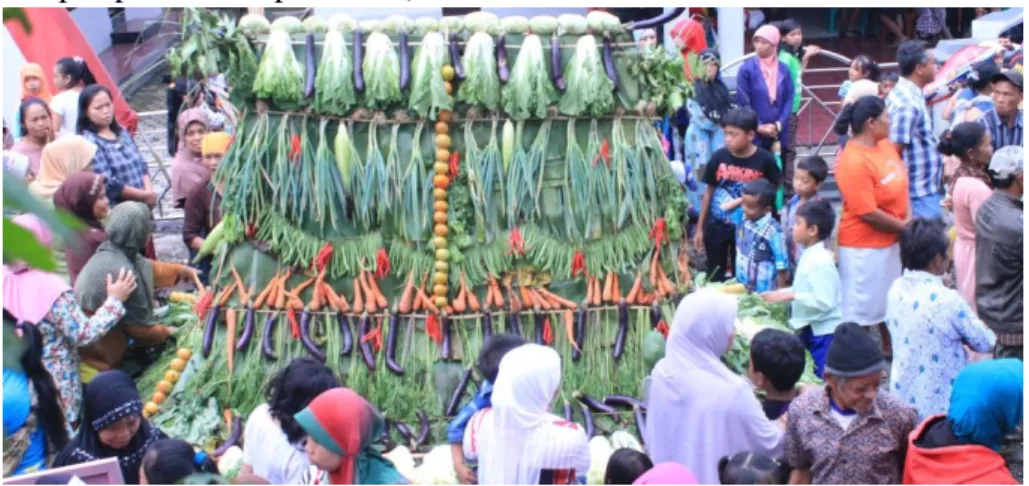Gambar 15. Hasil Pertanian yang digantungkan 