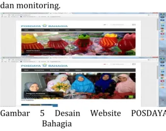 Gambar  5  Desain  Website  POSDAYA  Bahagia