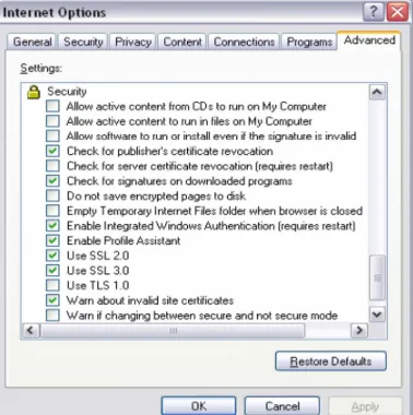 Gambar 2.2. Lapisan dan Protokol untuk  Browsing dengan SSL 