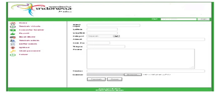 Gambar 11 Desain tampilan form login administrator 