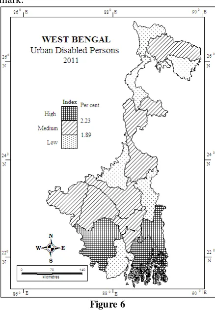 Figure 6  population) etc. are closely associated with urban disability, however some of them are positively 