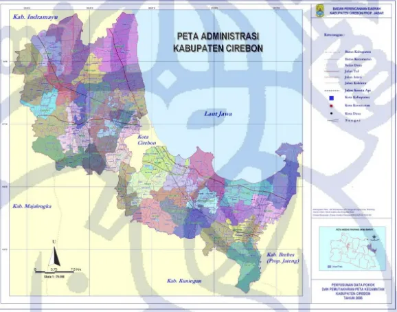 Gambar 2.1. Peta Administrasi Cirebon 