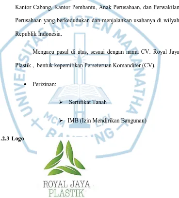 Gambar 1 : Logo CV. Royal Jaya Plastik 