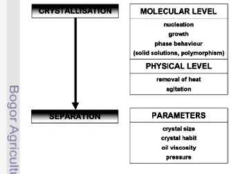 Gambar 2.2   Diagram skematis proses fraksinasi dan faktor-faktor indikasi yang 