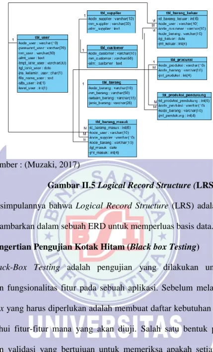 Gambar II.5 Logical Record Structure (LRS) 