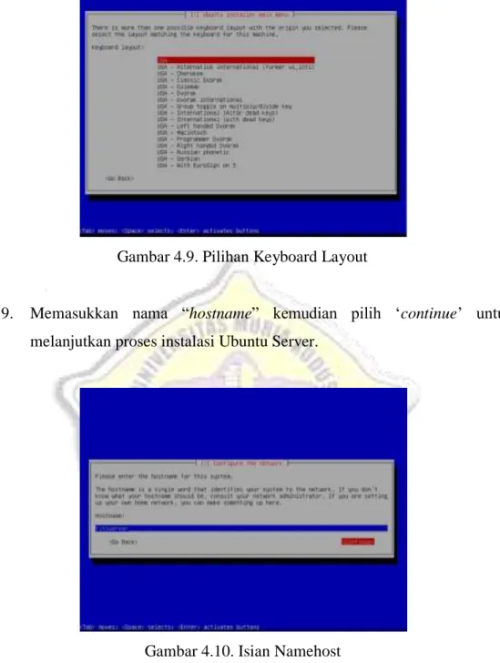 Gambar 4.10. Isian Namehost    