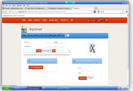 Figure 3. Screenshot E-book on the internet 