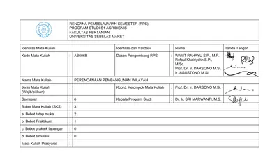 Identitas Mata Kuliah Identitas Dan Validasi Nama Tanda Tangan