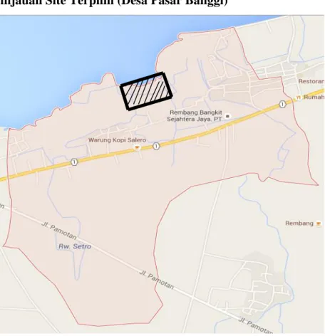 Gambar 3. 2 Peta Desa Pasar Banggi  Sumber: maps.google.co.id/maps/place/Pasarbanggi 