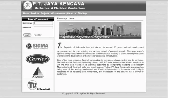 Gambar 4.3 Halaman Home 