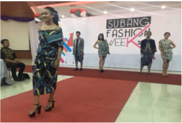 Gambar 1.2 Subang Fashion Show yang diadakan Pemprov Jabar 