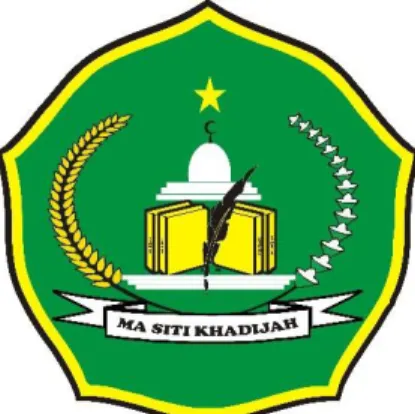 Gambar 2.1 Logo Madrasah Aliyah Siti Khadijah  Arti filosofis dari logo yang digunakan adalah : 