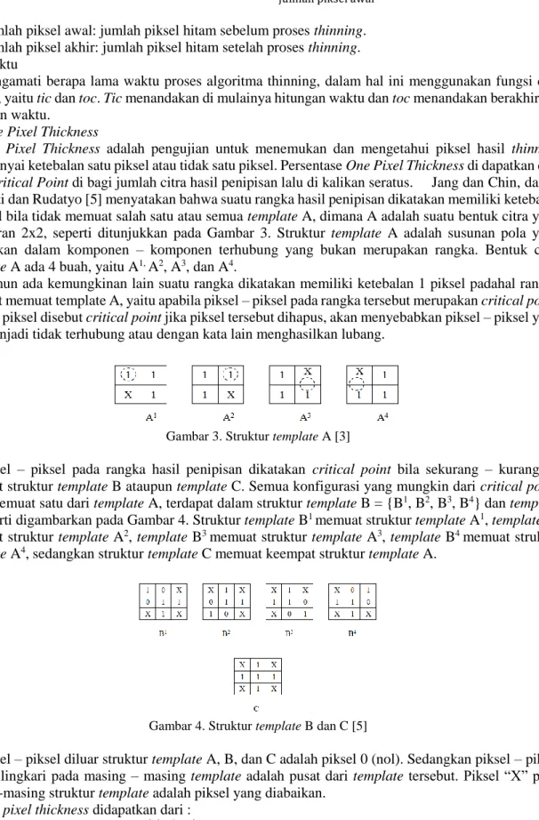 Gambar 3. Struktur template A [3] 