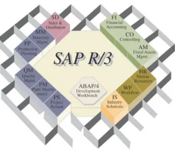 Gambar 2.2 Modul Aplikasi SAP R/3 
