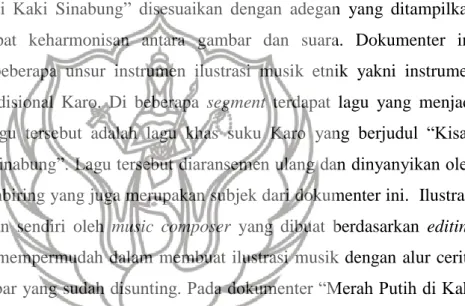 Ilustrasi musik merupakan elemen  yang juga  penting pada sebuah karya  audio  visual