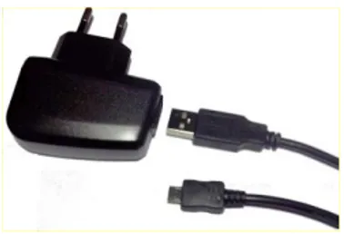 Gambar  6.  Contoh  Charger  (kabelnya  bisa  difungsikan  juga sebagai kabel data USB) 