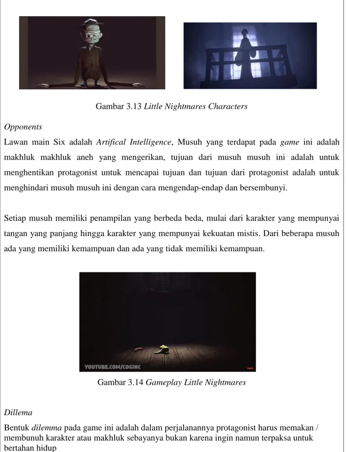 Gambar 3.13 Little Nightmares Characters  Opponents 