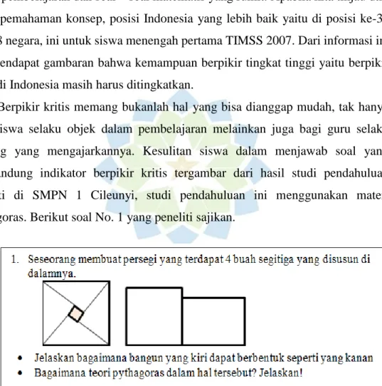 Gambar 1. 1. Soal Uji Coba No.1 