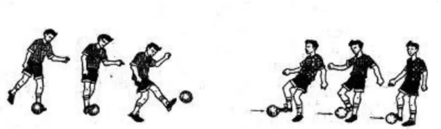 Gambar 1. Teknik Menendang Bola 