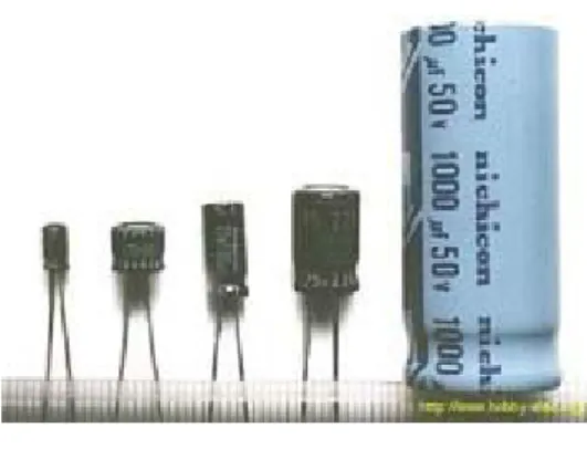 Gambar 7.  Electrolytic Capacitor (ELCO)