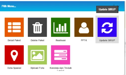 Gambar 2. 21 Tombol Update SIRUP 