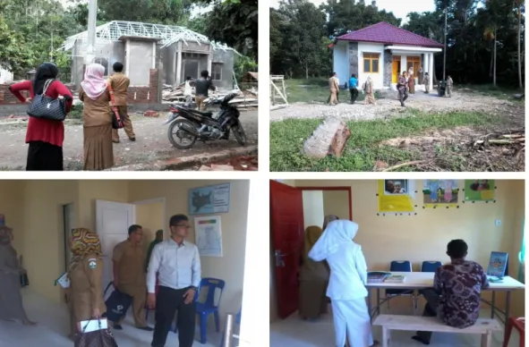 Gambar 3 :  Pembangunan Poskesdes yang Menggunakan Dana DAK Tahun 2014 
