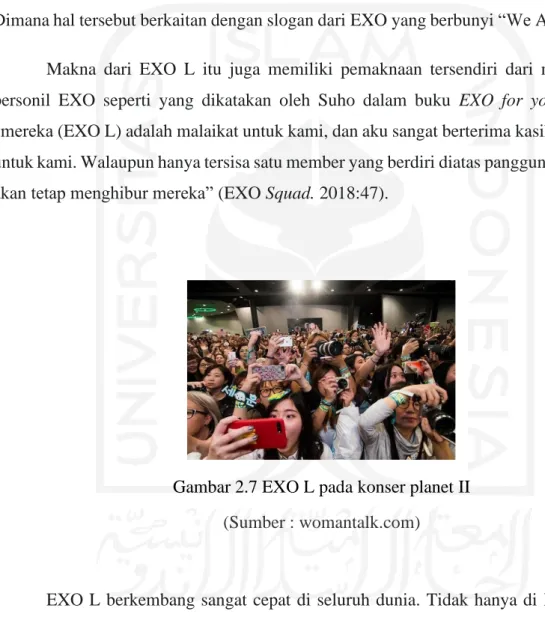 Gambar 2.7 EXO L pada konser planet II  (Sumber : womantalk.com) 