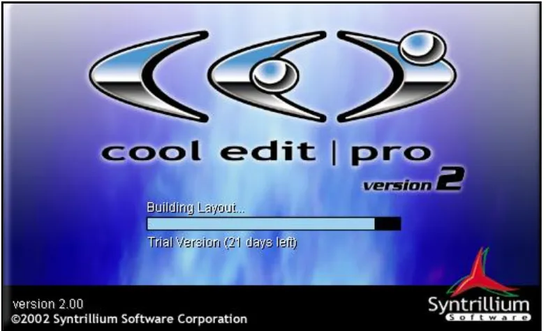 Gambar 3. 6 Pembuka Program Cool Edit Pro 2 