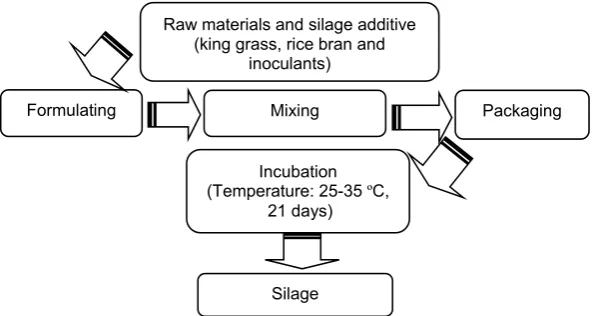 Figure 2. Illustration of randomized sample placed in silage feeder for evaluating palatability  