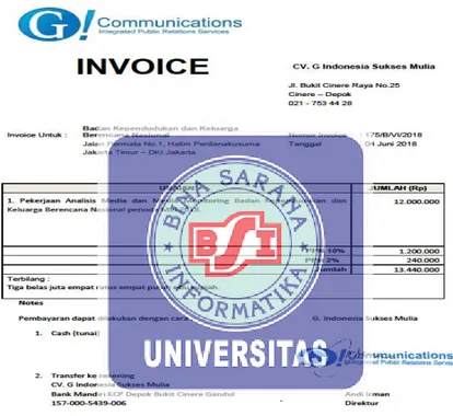 Gambar III.4  Invoice 