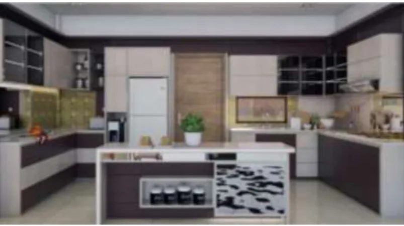 Gambar III.1. Referensi Desain Interipr Dapur  (sumber pinterst.com,2019) 