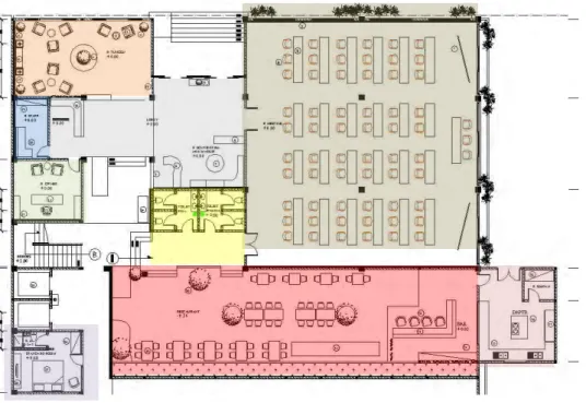 Gambar 4.2 Layout lantai 1 