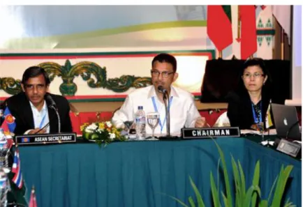 Gambar  1.  Pertemuan  Preparatory-SEOM  Dipimpin  oleh  Dirjen  KPI  Selaku SEOM-Chair ASEAN