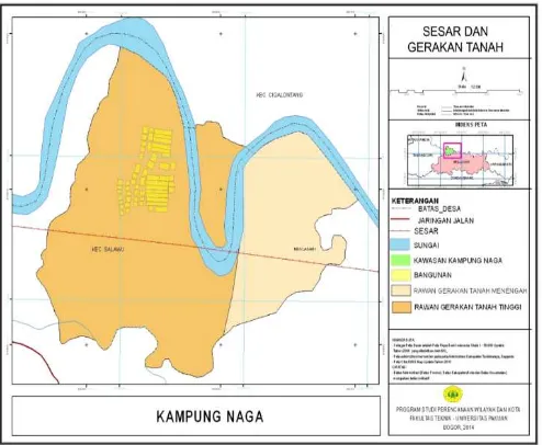 Gambar 1. Lokasi penelitian (a) Desa Neglasari dan (b) Kampung Naga. 