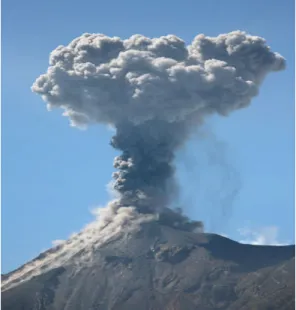 Gambar 7. Éruption explosive