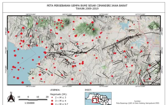 Tabel 3. 2 Daftar data katalog gempa bumi 