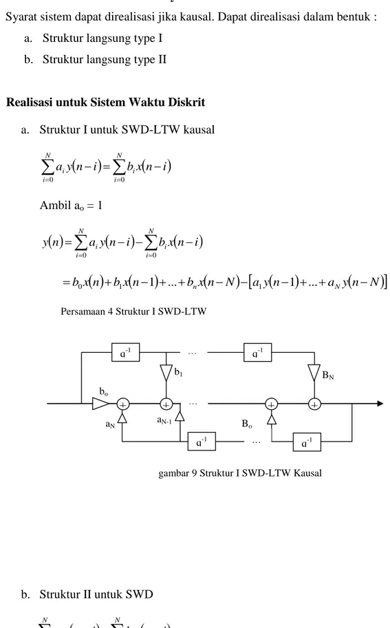gambar 9 Struktur I SWD-LTW Kausal 