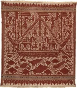 Gambar 1. Ceremonial Cloth | Tampan (Sumber: National Gallery of Australia)