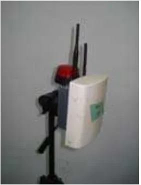 Figure 8. Active RFID reader for checkpoint system 