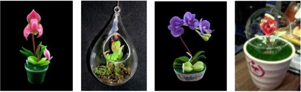 Gambar 3 Display produk kreatif Miori (Mini Orchid Indonesin)     Price (Harga) 