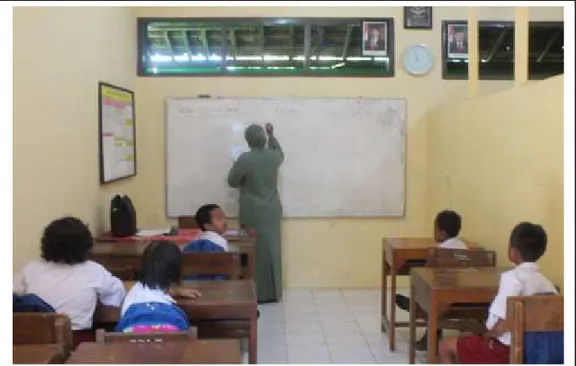 Gambar 4.2. Foto situasi dari proses belajar mengajar di SDLB Cendono Dawe Kudus 