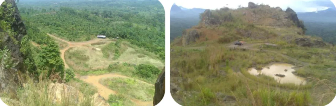 Gambar 6. Obyek wisata Bukit Kandis, Desa Durian Demang, Kecamatan Karang Tinggi,  Kabupaten Bengkulu Tengah setelah dilakukan pemulihan 