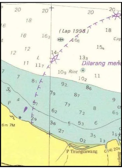 Gambar 2.13 Peta bathimetri (DISHIDROS TNI AL, 2009) 