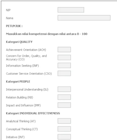 Gambar 3.6 Interface untuk Proses Input Data Tenaga Ahli 