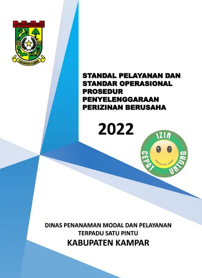 KABUPATEN KAMPAR STANDAL PELAYANAN DAN STANDAR OPERASIONAL PROSEDUR ...