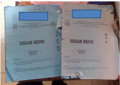 Gambar 1. 1 Dokumen Rekam Medis yang Rusak 