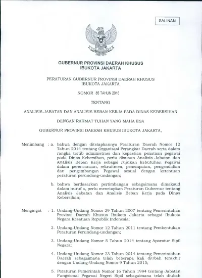 GUBERNUR PROVINSI DAERAH KHUSUS IBUKOTA JAKARTA PERATURAN GUBERNUR ...